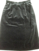 CELINE PARIS. Vintage Black Cotton Skirt