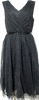 Diagram Grace Continental. JAPAN. Black Lamé Dot Tulle Dress