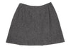 DKNY DKNY JEANS NY. Grey Herringbone Tweed Wrap Mini Skirt