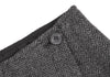 DKNY DKNY JEANS NY. Grey Herringbone Tweed Wrap Mini Skirt