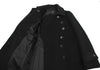 green JAPAN. Black Wool Double Button Coat
