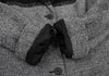 JIL SANDER Black, White Wool Glen Plaid Check Jacket