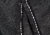 HIROKO KOSHINO  HIROKO BIS JAPAN. Piping Stitched Black Shawl-collar Jacket