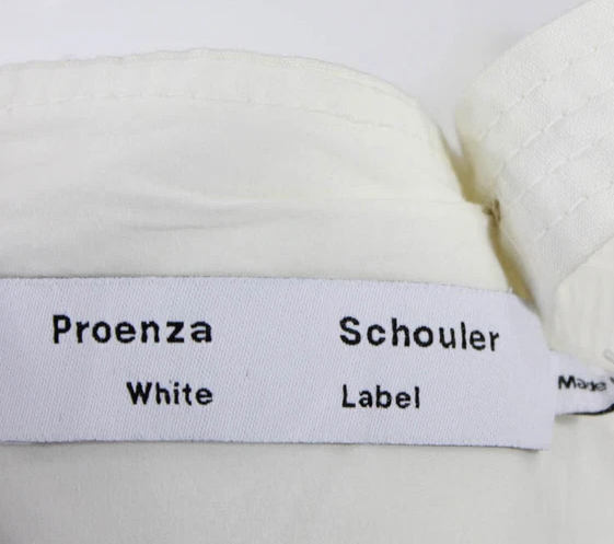 Proenza Schouler NY. White Label White Cotton Sundress White