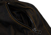 ISSEY MIYAKE Japan. Black/Khaki-Green Tinted Jersey Zip Jacket