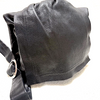 MICHIAMO JAPAN. Black Pebbled Leather Shoulder