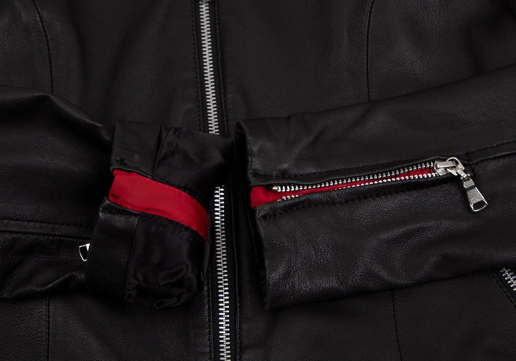 GUILD PRIME Japan. Black Lambskin  Leather Jacket