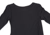 YOHJI YAMAMOTO JAPAN. MICHIKO by Y’s Rayon Wool Stretched Asymmetry Black Dress