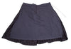 COMME des GARCONS JAPAN. TRICOT. Wool Dyed Purple Floral Wrap Skirt
