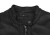 ESTNATION Japan. Black Lambskin Leather Single Jacket