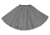 ISSEY MIYAKE JAPAN. 132 5. LINE. Grey PolyTech Blend Drape Skirt