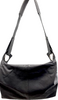 KAWA-KAWA JAPAN. Gray Leather Shoulder Bag / Crossbody Bag