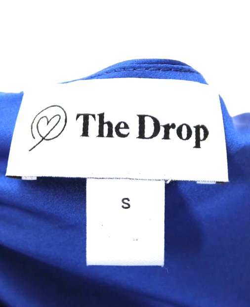 The Drop. VINTAGE Blue Spaghetti Strap Sleeveless V Neck Slip Dress