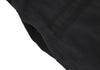 YOHJI YAMAMOTO JAPAN. Y's for living Black Cotton Stripe Woven Short Sleeve Keyhole Back Accent Dress