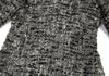 COMME des GARCONS JAPAN. TRICOT. Nep Melange Black, White Tweed Coat