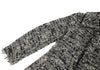 COMME des GARCONS JAPAN. TRICOT. Nep Melange Black, White Tweed Coat