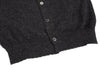 COMME des GARCONS JAPAN. robe de chambre Charcoal Cashmere Knit Cardigan