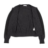 COMME des GARCONS JAPAN. robe de chambre Charcoal Cashmere Knit Cardigan
