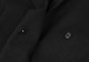 SHIPS JAPAN. Black Collarless Belted Wrap Poly Coat