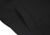 SHIPS JAPAN. Black Collarless Belted Wrap Poly Coat