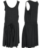 Vivienne Westwood Red Label Grey Drape Skirt Switching Sleeveless Dress