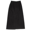 ISSEY MIYAKE JAPAN. HaaT. Black Wool Curve Switching Skirt