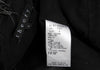 THYSKEN'S THEORY. Raccoon Fur Collar Black LambskinLeather Biker Jacket / Evening Jacket.   MANY MORE FURS AND FAUX FURS IN STORE NOW