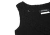 TOMORROWLAND  MACPHEE JAPAN. Black Hand Knit Sleeveless Shirt