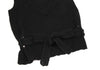 TOMORROWLAND  MACPHEE JAPAN. Black Hand Knit Sleeveless Shirt
