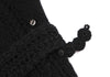 TOMORROWLAND  MACPHEE JAPAN. Black Hand Knit Sleeveless Shirt