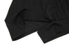 TSUMORI CHISATO JAPAN. Black Cotton Raglan Sleeve Semi-Sheer Cardigan Style Top