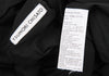 TSUMORI CHISATO JAPAN. Black Cotton Raglan Sleeve Semi-Sheer Cardigan Style Top