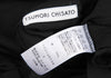 TSUMORI CHISATO JAPAN. Black Cotton Raglan Sleeve Semi-Sheer Cardigan Style Top