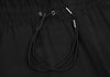HELMUT LANG Black Rayon Blend Waist Drawcord Sleeveless Dress