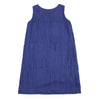 ISSEY MIYAKE Japan. HaaT. Tape Pasted Blue Mesh Sleeveless Dress
