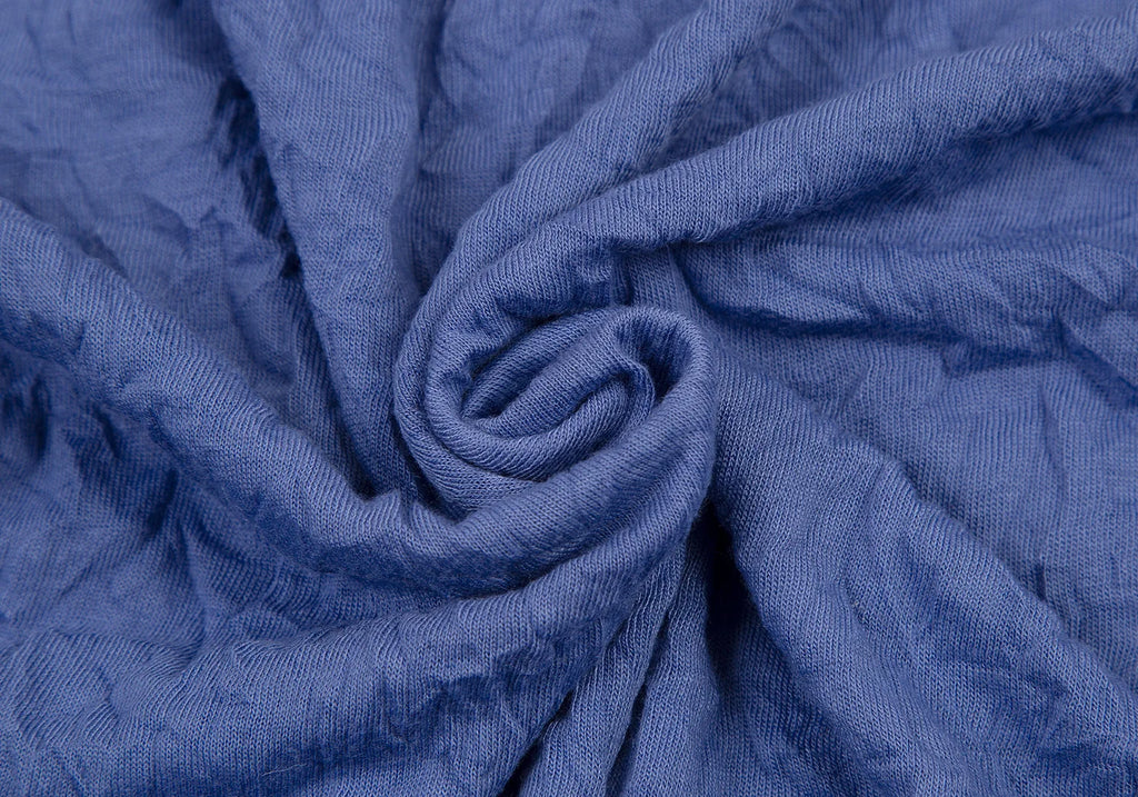 ISSEY MIYAKE JAPAN. "me" Blue Wrinkle Pleats Sleeveless Shirt