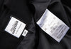 Jean Paul Gaultier Paris. FOR SEPT. PREMERIES. Black Wool Tuck Pants