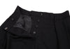 Jean Paul Gaultier Paris. FOR SEPT. PREMERIES. Black Wool Tuck Pants