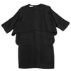 Stella McCartney UK. Black Python Jacquard Layered Dress