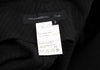Yohji Yamamoto Japan. NOIR. Black Wool Pinstripe Super Wide Pants