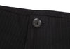 Yohji Yamamoto Japan. NOIR. Black Wool Pinstripe Super Wide Pants