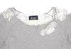 MIHARA YASUHIRO Japan.Denim Hem Grey Layered Distressed/Destroy Sweat Shirt