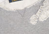 MIHARA YASUHIRO Japan.Denim Hem Grey Layered Distressed/Destroy Sweat Shirt