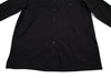 ISSEY MIYAKE JAPAN. Black Cupra Cotton Mao Collar Shirt