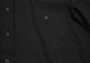 ISSEY MIYAKE JAPAN. Black Cupra Cotton Mao Collar Shirt