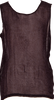 ISSEY MIYAKE PERMANENTE Japan. Brown Printed Stretch Mesh Tank Top Blouson