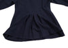 COMME des GARCONS JAPAN. TRICOT. Navy Wool Back Pleated Switching Shirt