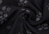 ISSEY MIYAKE JAPAN. I.S. sunaokuwahara Black Floral Printed Mesh Shirt/Top