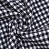 Creperie Japan. White/Black Gingham Check Top