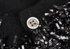 COMME des GARCONS COMME des GARCONS JAPAN. Black Front Taping Cardigan